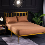 Cifeeo Nordic Mirco Fiber Marble Print Fitted Bed Sheet Single Elastic Band Double Bed Linen Home Soft Comfortable King Size Bedsheet