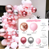 Balloons Garland Arch Kit Wedding Decoration Baby Shower Macaron Latex Balloon Chrome Confetti Ballon Birthday Party Decor Globo