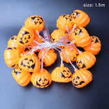 Black Friday Cifeeo  Halloween Party 1.5M 10Led Hat Pumpkin Light String Horror Ghost Festival Trick Or Treat Pumpkin Party Happy Halloween Day 2022