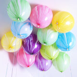 Cifeeo  5/10Pcs 10/12 Inch Agate Marble Latex Balloons Colorful Wedding Birthday Party Decoration Ballons Kids Toys Air Helium Globos