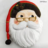 Cifeeo Santa Claus Pendant Decoration Xmas Ornaments House Number Fireplace Indoor Christma Tree Decor Merry Christmas Decor For Home