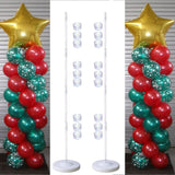 Cifeeo  Birthday Balloon Column Kit Plastic Balloon Arch Stand With Base And Pole For Birthday Party Latex Ballons Holder Wedding