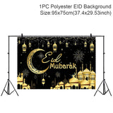 Cifeeo  Eid Mubarak Decoration Kareem Happy Ramadan Decoration Muslim Islamic Muslim Festival Decoration Ramadan Supplies Aid Mubarek