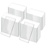 Back to school 50Pcs Clear Acrylic Place Cards Wedding Guest Names Table Seating Cards Blank Rectangle Acrylic Plates for Party Seating Signs