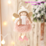 Cifeeo New Year 2023 Gifts Crown Veil Girl Dolls Angel Doll Navidad Xmas Tree Ornaments Christmas Decorations for Home Noel Natal