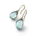 Cifeeo Trendy 5 Colors Delicate Gold Naturalearrings Dangle Drop Earrings Wedding Engagement Earrings For Women