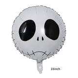 Cifeeo  Large 86X165cm Skeleton Man Aluminum Balloon Halloween Party Decor Horror Halloween Skull Halloween Decor Supplies Balloon Toys