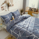 Cifeeo Florals Printed Fresh Bedding Set 100% Cotton High Quality Skin Friendly Duvet Cover with Sheets Home Comfortable Bedding Sets