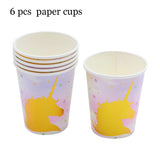 Back to school decoration  Cifeeo  Hot Gold Unicorn Theme Party Disposable Tableware Kit Kids Unicorn Birthday Party Decorations Baby Shower Dessert Table Decor