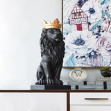 Cifeeo Home Living Room Decoration Accessories 3D Lion Head Statue Nordic Decor Table Ornaments Animal Figurines Decorative Sculpture