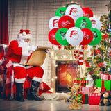 Christmas Gift 12Pcs Latex Balloons Santa Claus Elk Xmas Tree Christmas Party Balloons Christmas Decoration For Home Happy New Year 2023
