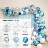 Cifeeo Baby Shower Decorations Macaron White Pink Blue Gold Balloon Arch Kit Wedding Birthday Boy Or Girl Gender Reveal Party Balloon