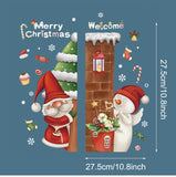 Christmas Gift Christmas Tree Window Sticker Merry Christmas Decorations For Home 2022 Cristmas Ornament Xmas Navidad Natal Gifts New Year 2023