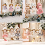 Cifeeo  2024 New Year Ears Angel Dolls Xmas Tree Pendants Ornaments Christmas Decoration for Home Navidad Decoration Natal