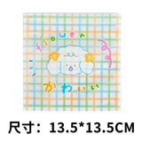 Back to school 10pcs Cute Bear Rabbit Snack Ziplock Bag Biscuits Candy Small Packaging Bag 13.5*13.5cm Party Hand-made Snack Packaging Bags