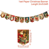 Christmas Gift Christmas Flag Banner Merry Christmas Decorations For Home Garland Santa Claus Navidad Natal Xmas Noel Decor New Year