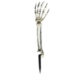 Cifeeo  Grey Zombie Arm Halloween Realistic Scary Body Parts Fake Hand Decoration Parties Props Create Spooky Vibe In Yard Garden