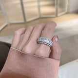 Back to school 2023 New Rings Fashion Women Metal Party Classic Zircon Planet Detachable Jewelry Super Flash Combination Ring