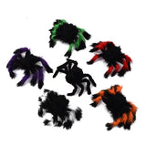 Cifeeo   1Pcs 30Cm/75Cm Halloween Giant Spider Scary Red Eyes Animal Bar Haunted House Garden Home Halloween Horror Decoration