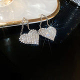 Back to school Korean New Fashion Bowknot Love Tassel Earrings Exaggerate Temperament Versatile Earrings Women Jewelry