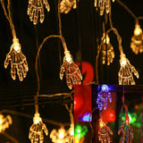Cifeeo  Halloween 150cm 10LED Halloween LED String Lights Portable Pumpkin Ghost Skeletons Lights for Home Bar Halloween Party Decor Supplies 2023