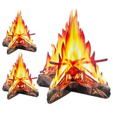 Black Friday Cifeeo  3D Simulation Flame Festival Party Decoration Outdoor Barbecue Beach Vacation Photo Props Christmas Halloween Party Decoration