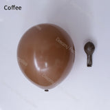 10pcs Coffee Caramel Latex Balloons 12/10/5 Inch Wedding Birthday Balloon Arch Decoration Globos Balon Party Supplies