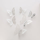 Back To School 12PCS Butterfly Cake Decor Happy Birthday Cake Toppers Wedding Party Decor Kids Butterfly Cupcake DIY Tools Home Wall Stickers