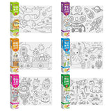 Cifeeo Children Coloring Paper Roll DIY Drawing Roll Color Filling Paper Graffiti Scroll Paper-cut for Kids Painting Educational Toy