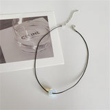 Cifeeo Vintage Heart Stone Pendant Necklace Simple Stylish Pendant Necklace For Women Men Jewelry Necklace Best Gift