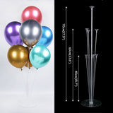 Cifeeo  Birthday Balloon Column Kit Plastic Balloon Arch Stand With Base And Pole For Birthday Party Latex Ballons Holder Wedding