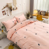 Cifeeo Florals Printed Fresh Bedding Set 100% Cotton High Quality Skin Friendly Duvet Cover with Sheets Home Comfortable Bedding Sets