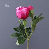 1Pc Artificial Flowers Bouquet Beautiful Silk Peony Wedding Home Table Decor Arrange Fake Plants Valentine's Day Present Cheap