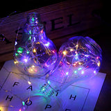 Cifeeo  Led Fairy Lights Copper Wire String 2M 5M 10M Holiday Outdoor Lamp Garland Luces for New Year Christmas Wedding Party Decoration