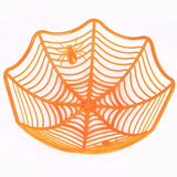 Cifeeo   Halloween Decoration Black Spider Web Bowl Fruit Plate Candy Biscuit Package Basket Bowl Trick Or Treat Halloween Party Supplies