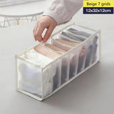 Jeans Bra Organizer Home Separated Dormitory Closet Organizer for Socks Underwear Scarves Storage Box Organizer Foldable Drawer