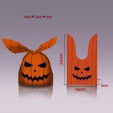 Cifeeo  25/50Pcs Halloween Candy Bags Pumpkin Bat Snack Biscuit Gift Bag Trick Or Treat Kids Favors Halloween Party Decoration Supplies