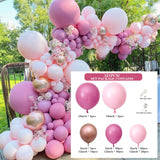 Balloons Garland Arch Kit Wedding Decoration Baby Shower Macaron Latex Balloon Chrome Confetti Ballon Birthday Party Decor Globo