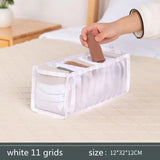 Jeans Bra Organizer Home Separated Dormitory Closet Organizer for Socks Underwear Scarves Storage Box Organizer Foldable Drawer