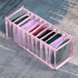 Jeans Bra Organizer Home Separated Dormitory Closet Organizer for Socks Underwear Scarves Storage Box Organizer Foldable Drawer