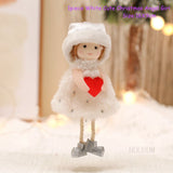 Cifeeo New Year 2023 Gifts Crown Veil Girl Dolls Angel Doll Navidad Xmas Tree Ornaments Christmas Decorations for Home Noel Natal