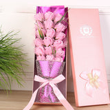 Valentine's Day Simulation Rose Soap Bouquet Gift Box Birthday Gift Creative Artificial Flowers for Lovers Mothers Packaging Box