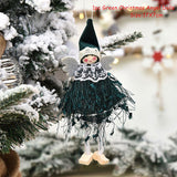 Cifeeo New Year 2023 Gifts Crown Veil Girl Dolls Angel Doll Navidad Xmas Tree Ornaments Christmas Decorations for Home Noel Natal