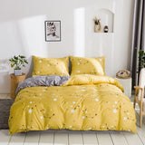 Cifeeo Modern Constellation Pattern Duvet Cover Set Queen Size AB Double-sided Design Boho Style Bedding Set Quilt Covers Pillow Cases
