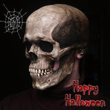 Cifeeo   Halloween Skull Mask Full Head Skeleton Party Costume Surprise Gift Horror Evil Call Duty Helmet Movable Jaw Helmet