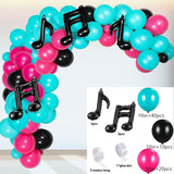 Cifeeo Back to school decoration Cifeeo  Back To 80S 90S Theme Balloon Garland Arch Kit Disco 4D Radio Foil Balloon For Carnival Party Decoration Hip Hop Rock Photo Prop