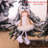 Cifeeo New Year 2023 Gifts Crown Veil Girl Dolls Angel Doll Navidad Xmas Tree Ornaments Christmas Decorations for Home Noel Natal