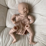 Cifeeo 11inch Reborn Doll Kit Salia with Signature Unfinished Doll Parts with Body for Baby Nurses Expectant Mothers Baby Companion