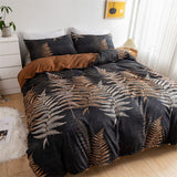 Cifeeo European American Floral Print Bedding Set Queen High Quality Home King Size Duvet Cover Set Butterfly Quilt Covers Pillowcase