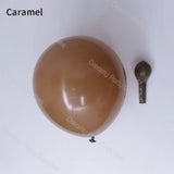 10pcs Coffee Caramel Latex Balloons 12/10/5 Inch Wedding Birthday Balloon Arch Decoration Globos Balon Party Supplies